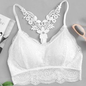 Scallop Trim Lace Bralette